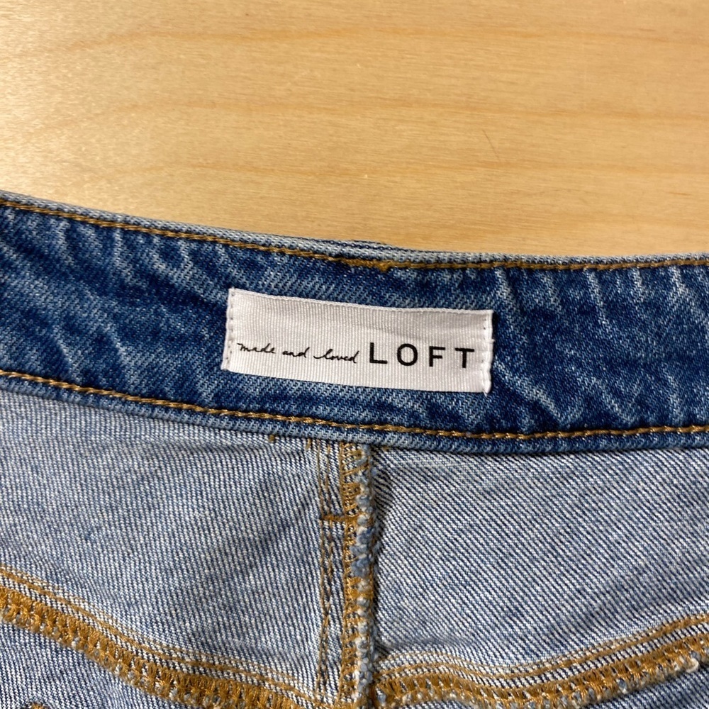 LOFT Denim Ombre Women's Shorts Size 18 (IY) - Picture 5 of 9